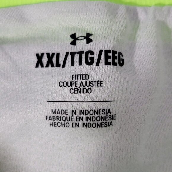 Under Armour Running Shorts Mens Size XXL 2XL UA Run up the Pace 7" Yellow NWT - Picture 9 of 12